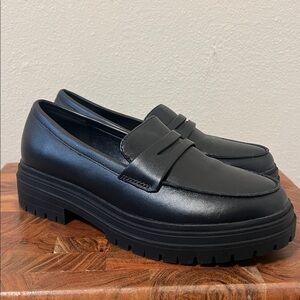 Quince Black Loafers for Women Size 7.5